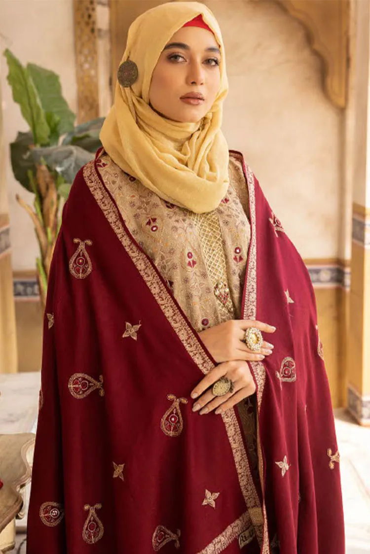 01 Dastkari Embroidered Wool Touch I.T Pashmina Collection