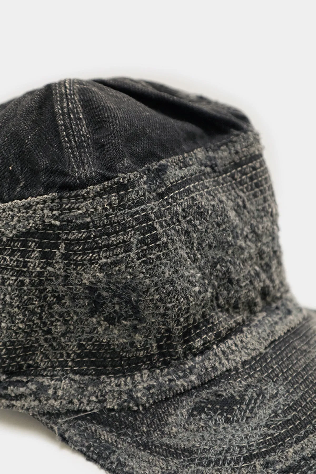 11.5oz BLKxBLK Denim The Old Man And The Sea Cap (Crash Remake)