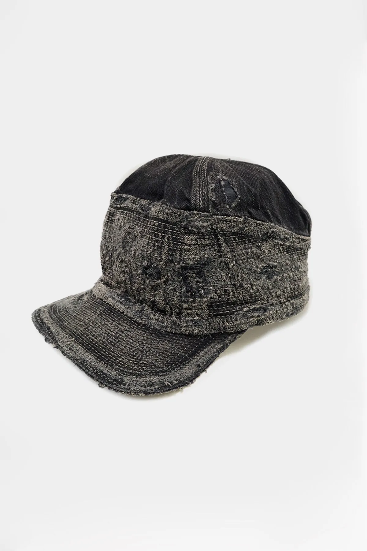 11.5oz BLKxBLK Denim The Old Man And The Sea Cap (Crash Remake)