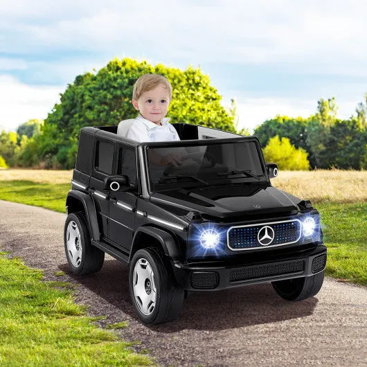 12V Licensed Mercedes-Benz EQG Kids Ride on Car With Remote Control-Black