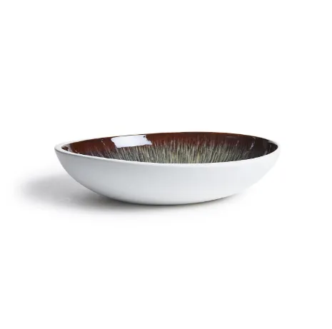 14 1/2" Glaze Bowl Set Of 3 By Tozai Home