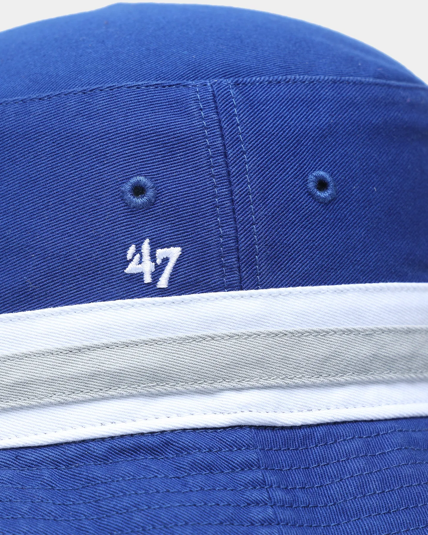 47 Brand Los Angeles Dodgers Striped Bucket Hat Royal