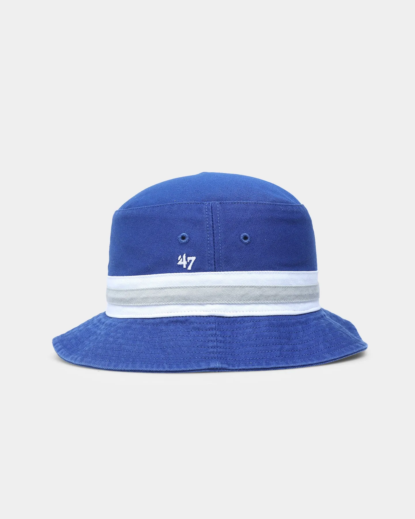 47 Brand Los Angeles Dodgers Striped Bucket Hat Royal