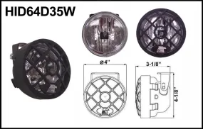 4" ROUND EXTERNAL BALLAST HID DRIVING