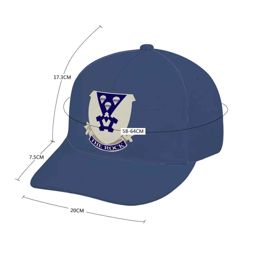 503rd Infantry Regiment - AOP - Unisex Adjustable Curved Bill Baseball Hat