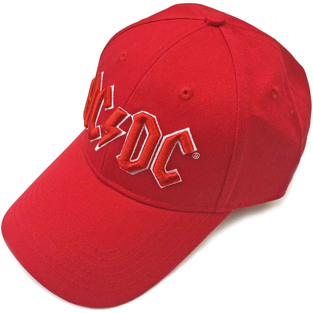 AC/DC Unisex Baseball Cap - Red Logo