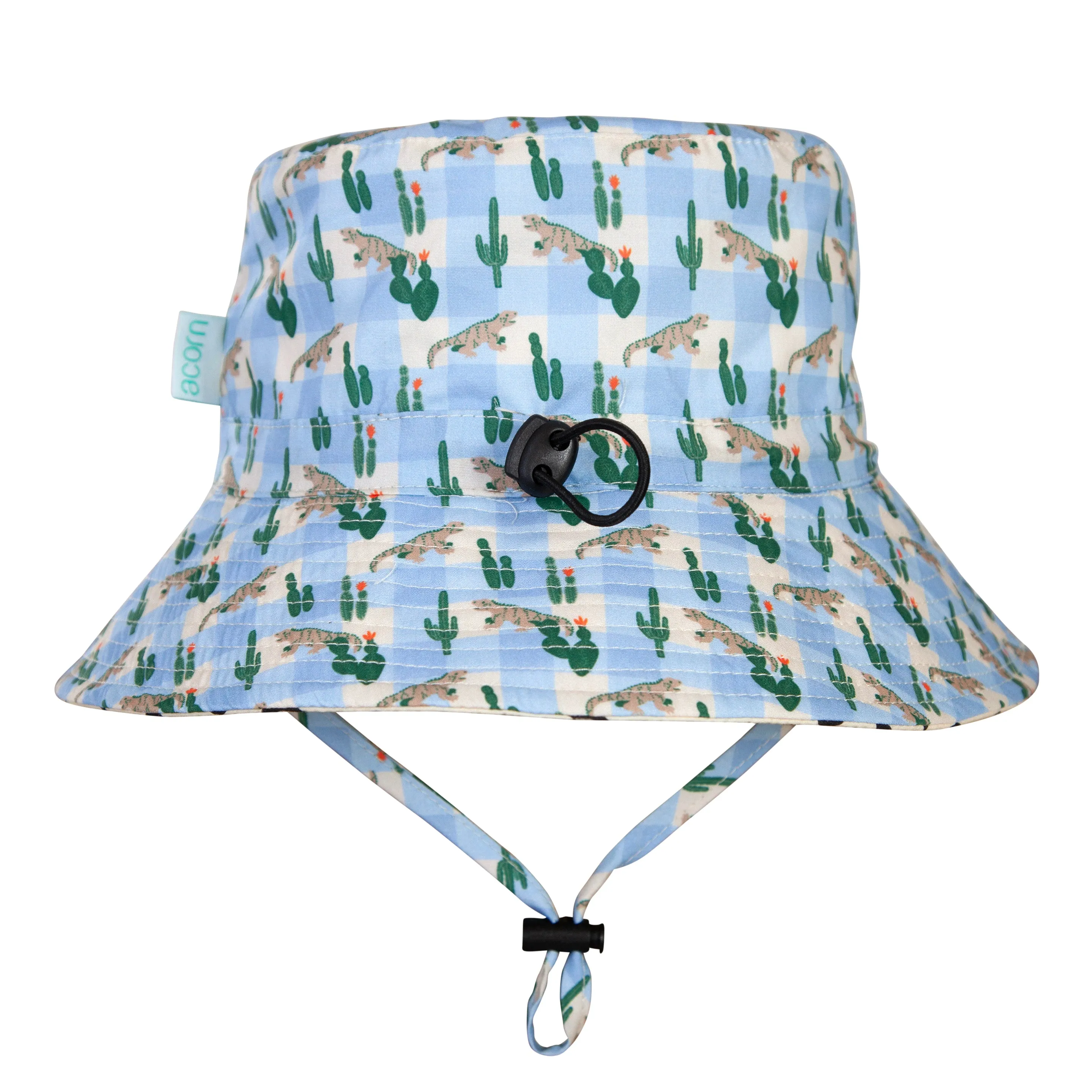 Acorn Wide Brim Bucket Hat - Kimono Dragon