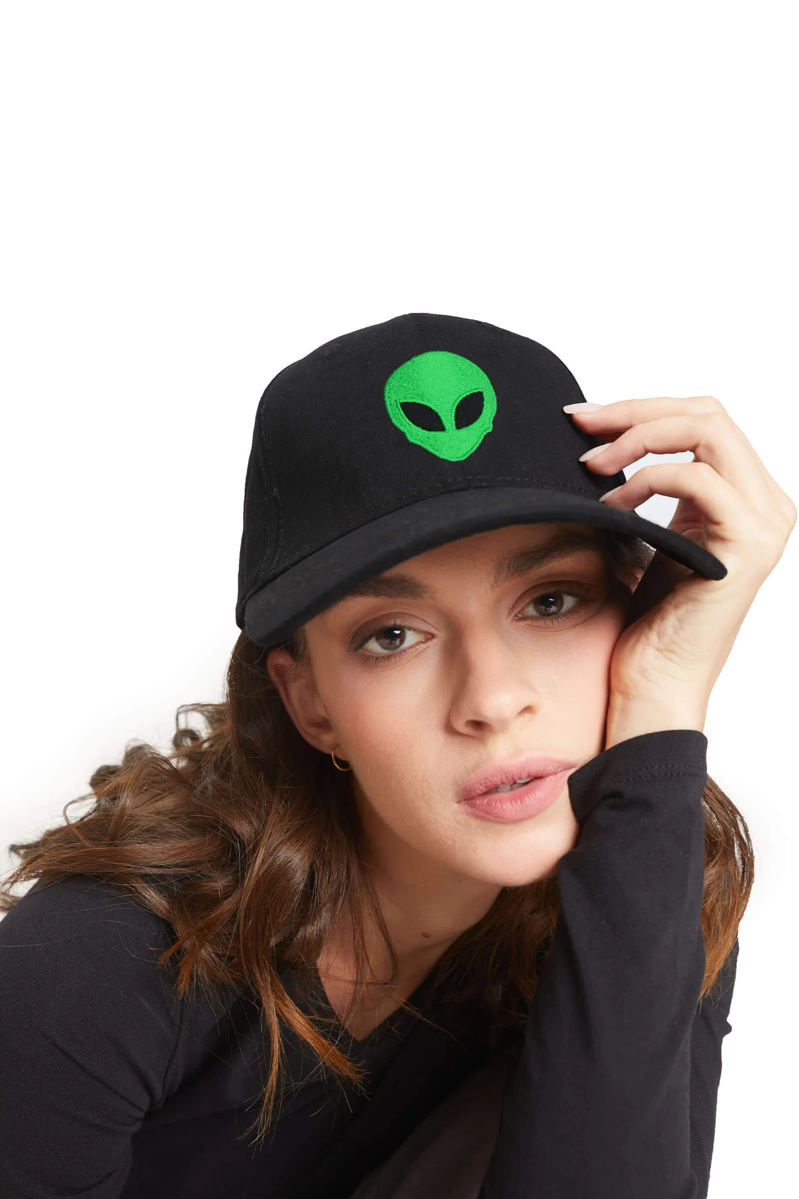 Alien Black Baseball Cap