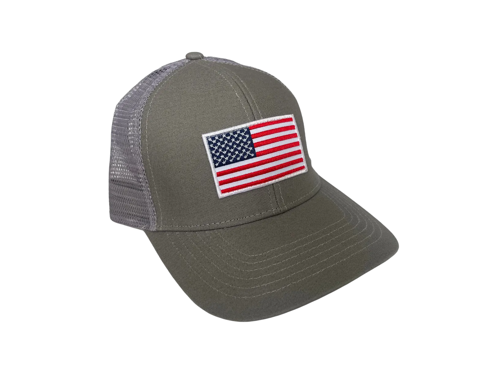 American Flag Mesh Back Trucker