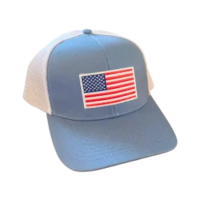 American Flag Mesh Back Trucker