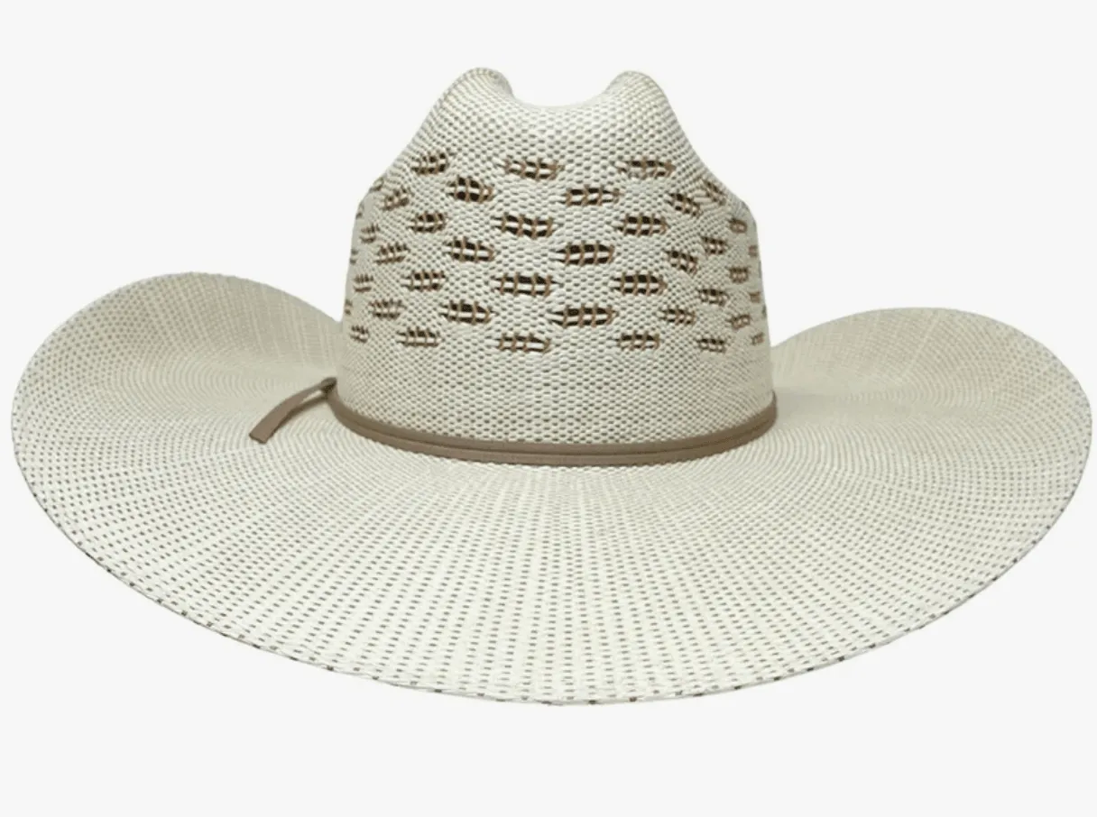 American Hat Makers Ranger Cattleman Straw Cream Cowboy Hat