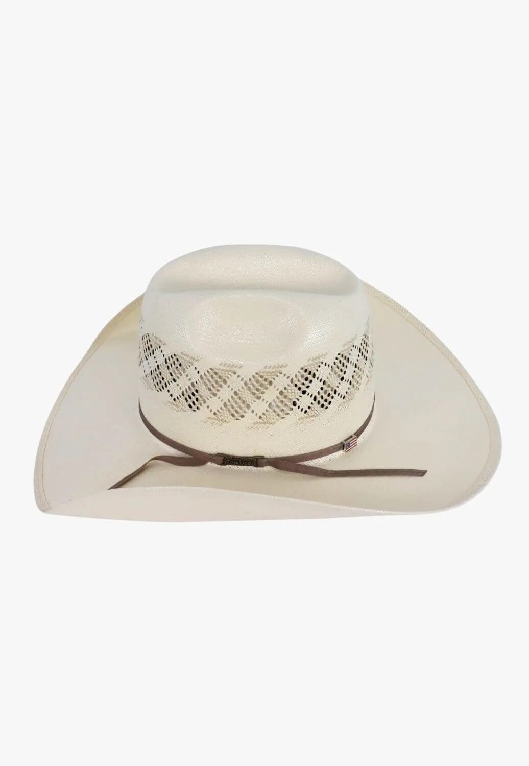 American Hat Straw MINN Crown