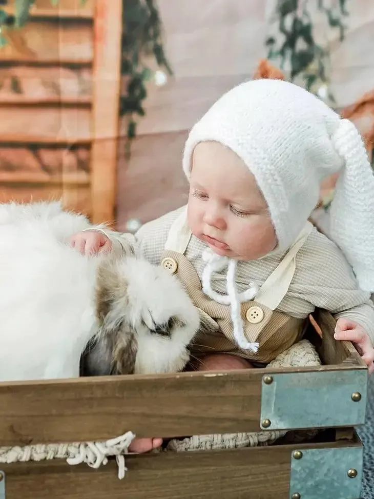 Angora Bunny Bonnet