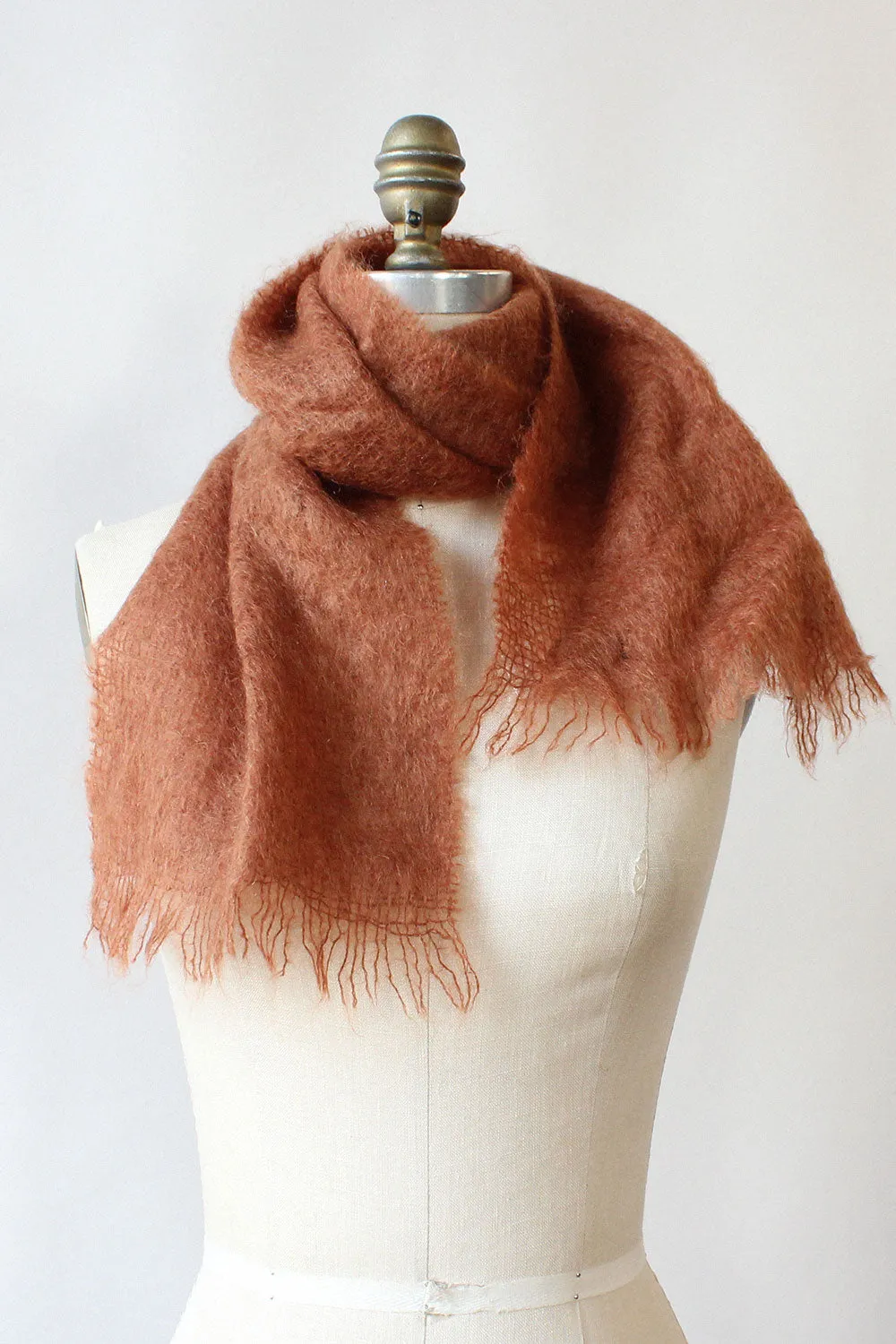 Apple Cider Mohair Scarf