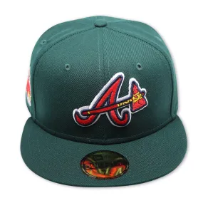 ATLANTA BRAVES (GREEN) (2000 ALLSTARGAME) NEW ERA 59FIFTY FITTED (RED UNDER VISOR)