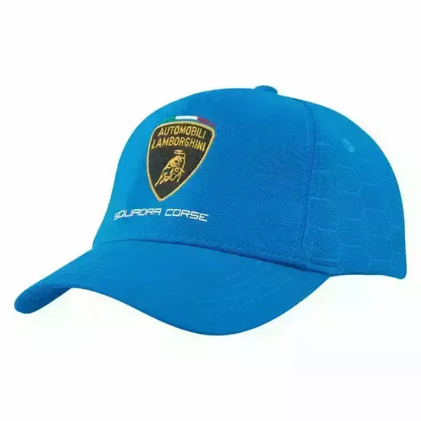 Automobili Lamborghini Squadra Corse Travel Hat - Blue/Gray/Orange