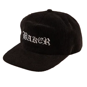 Baker OLD E Corduroy Hat (Black/Grey)