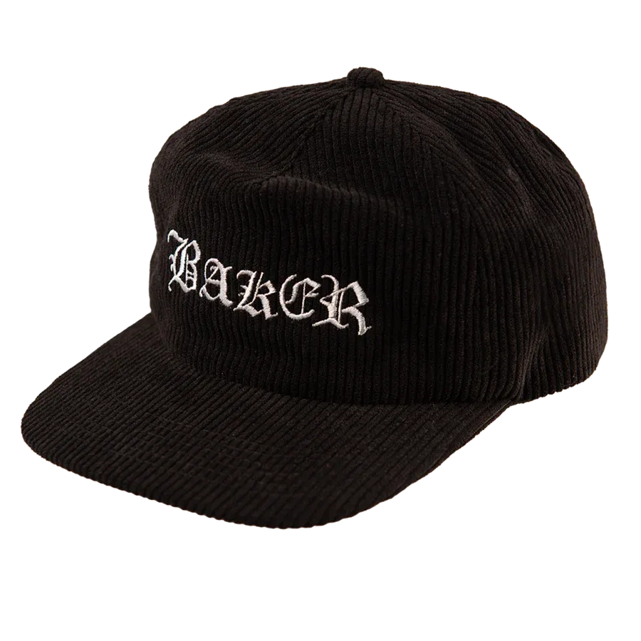 Baker OLD E Corduroy Hat (Black/Grey)