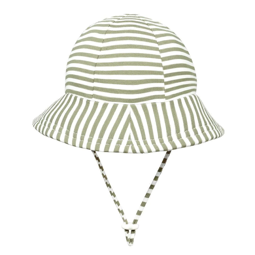 Bedhead - Toddler Bucket Sun Hat Khaki Stripe