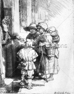 Beggars at the Door – Rembrandt