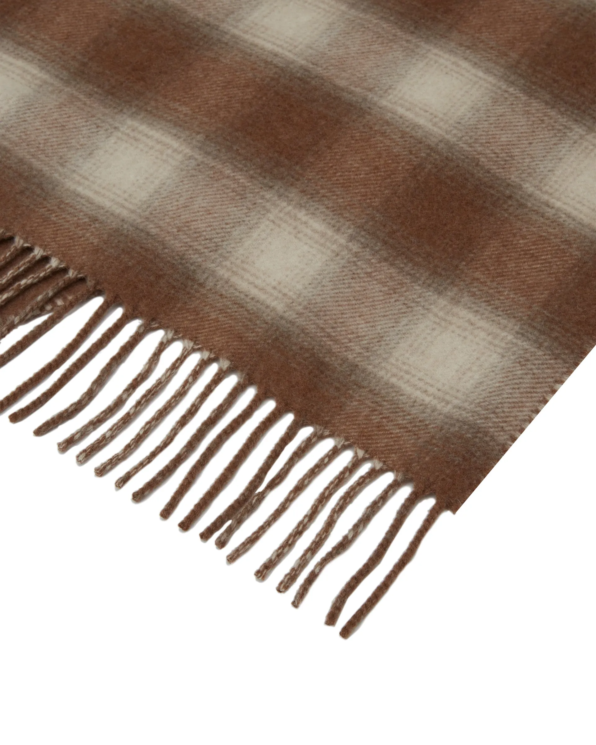 Beige Tartan Wish Scarf