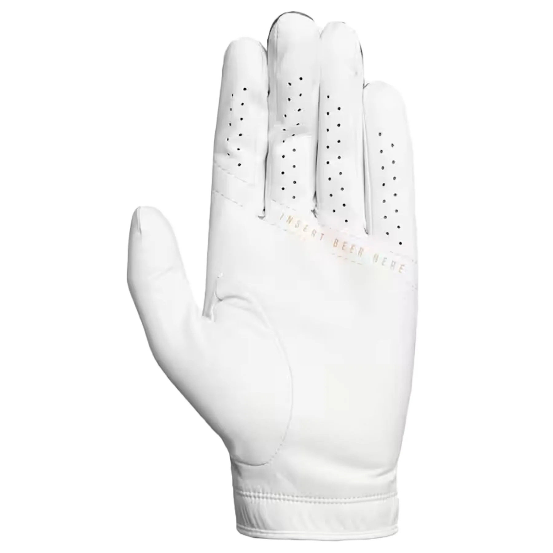 Big Block Left Glove White - AW23