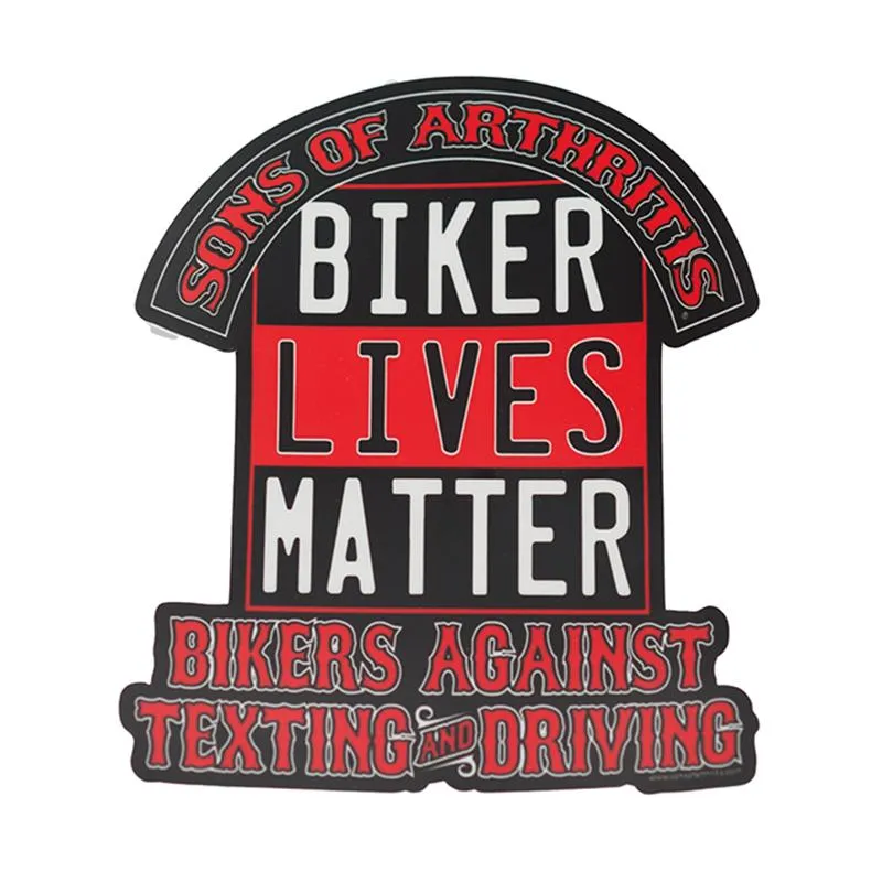 Biker Lives Matter  5" x 6" Sticker