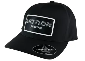 Black w/ Black Fade Patch Delta Flex Fit Hat