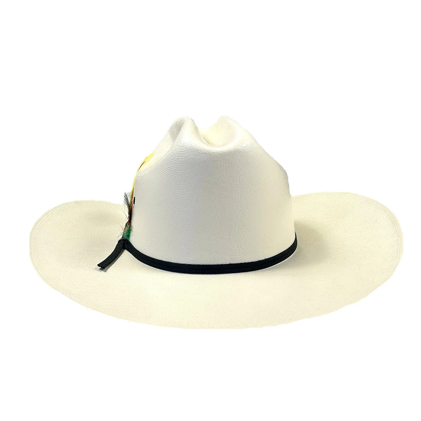 Blazing Sun Straw Western Cowboy Hat with Eyelets