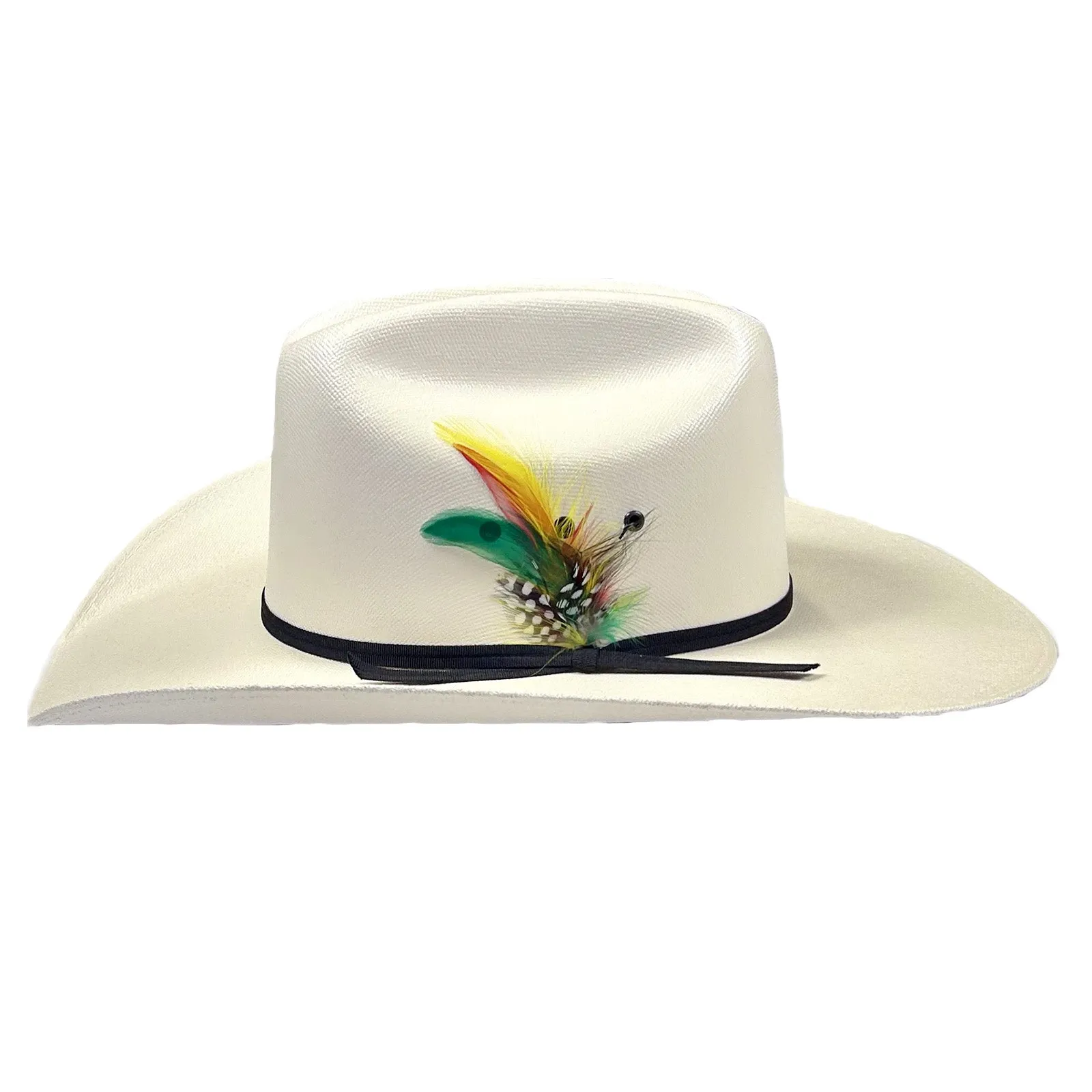 Blazing Sun Straw Western Cowboy Hat with Eyelets