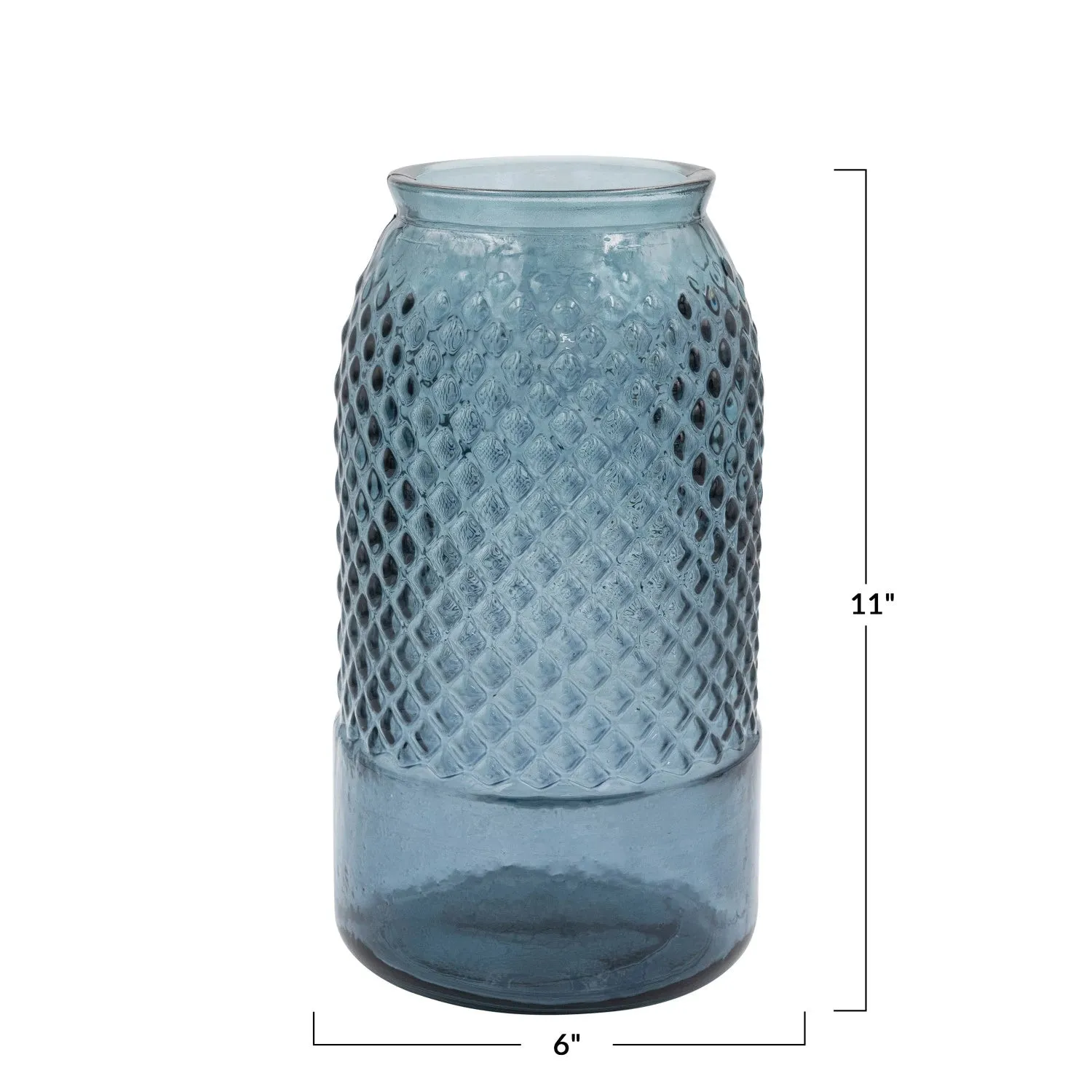 Blue Glass Vase