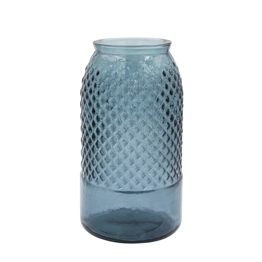 Blue Glass Vase