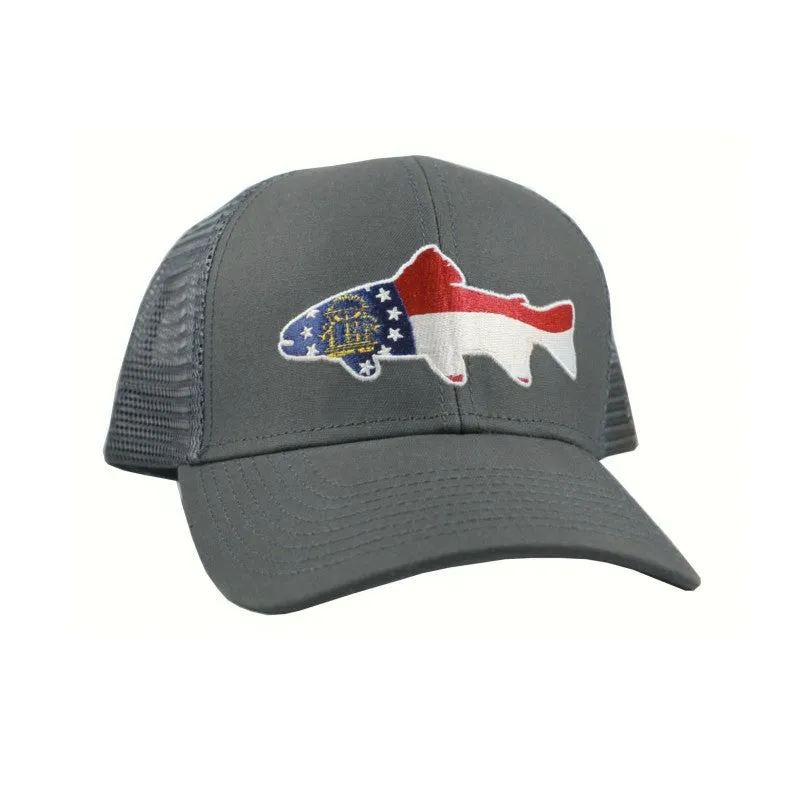 Brookie Flag Mesh Back Trucker Hat