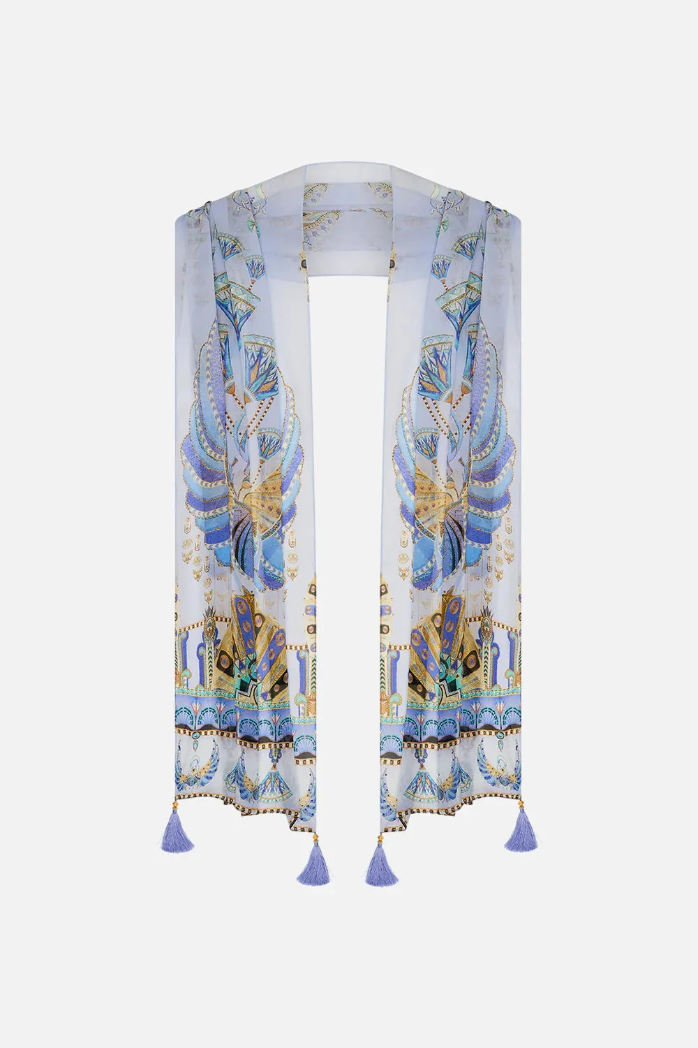 Camilla Long Scarf - Under Scarab Skies