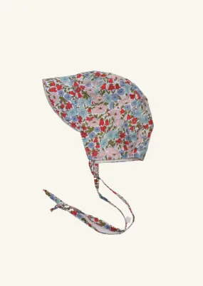 Cap Bonnet - Bright Wildflower - Ready to Ship