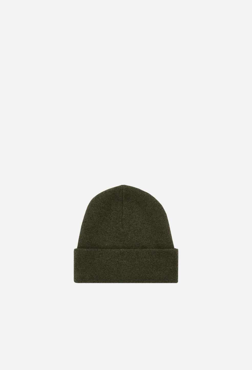 Cashmere Blend Surplus Beanie / Moss