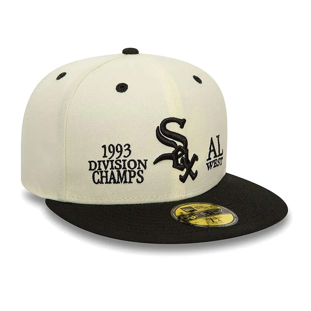 CHICAGO WHITE SOX MLB 93 DIVISION CREAM 59FIFTY CAP