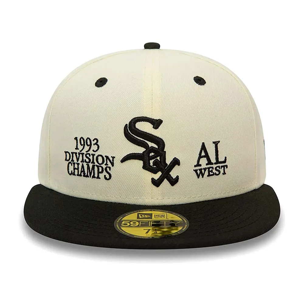 CHICAGO WHITE SOX MLB 93 DIVISION CREAM 59FIFTY CAP