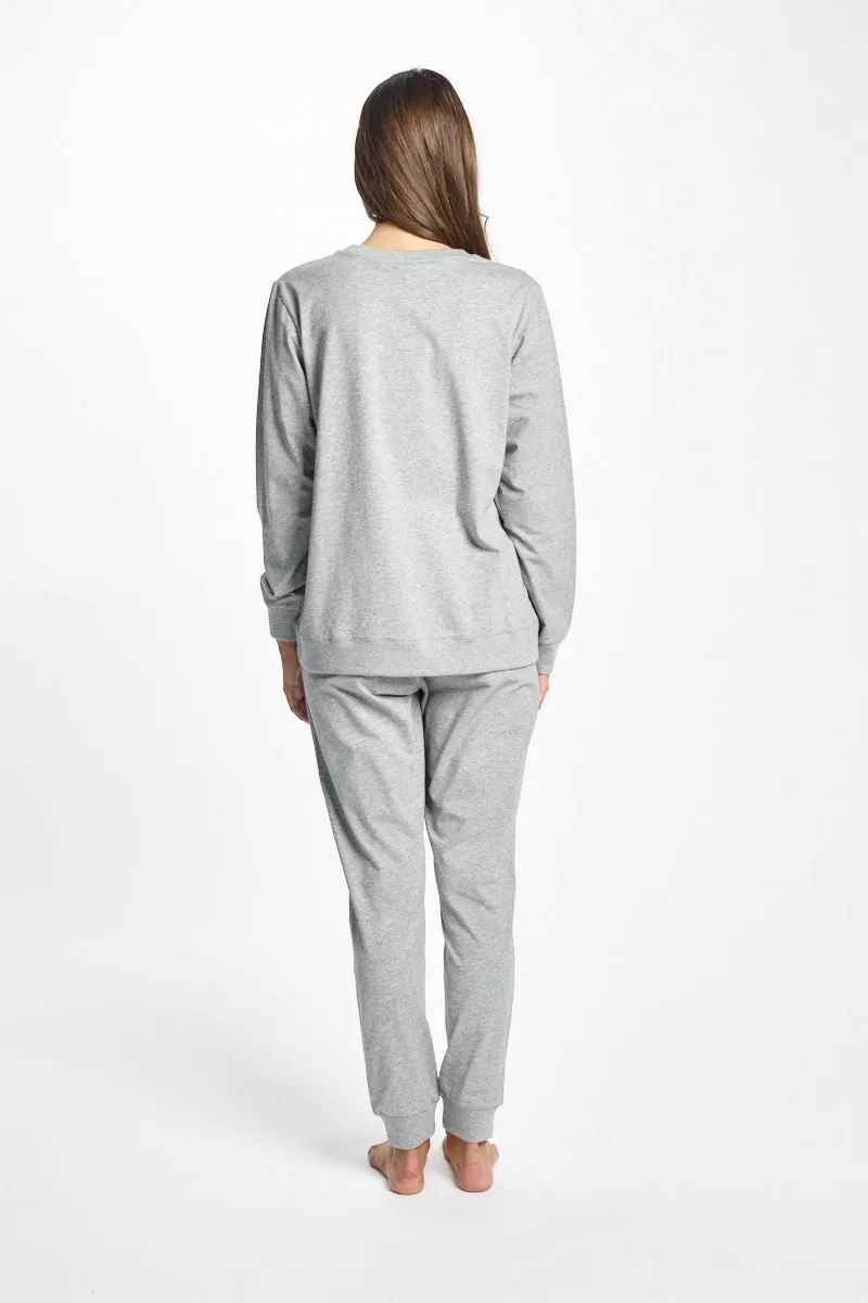 Cotton Knit Ski PJ Set