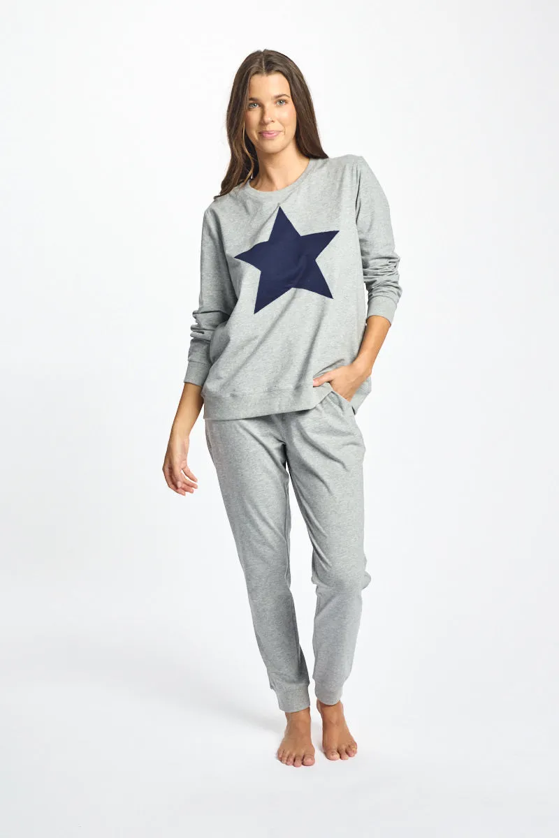 Cotton Knit Ski PJ Set