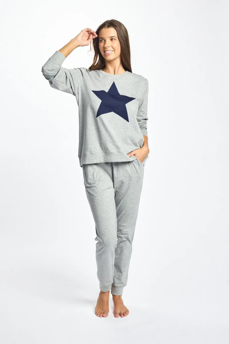 Cotton Knit Ski PJ Set