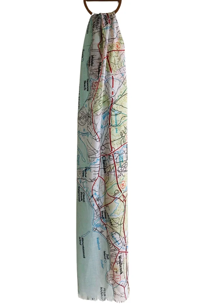 CT Shoreline Travel Scarf