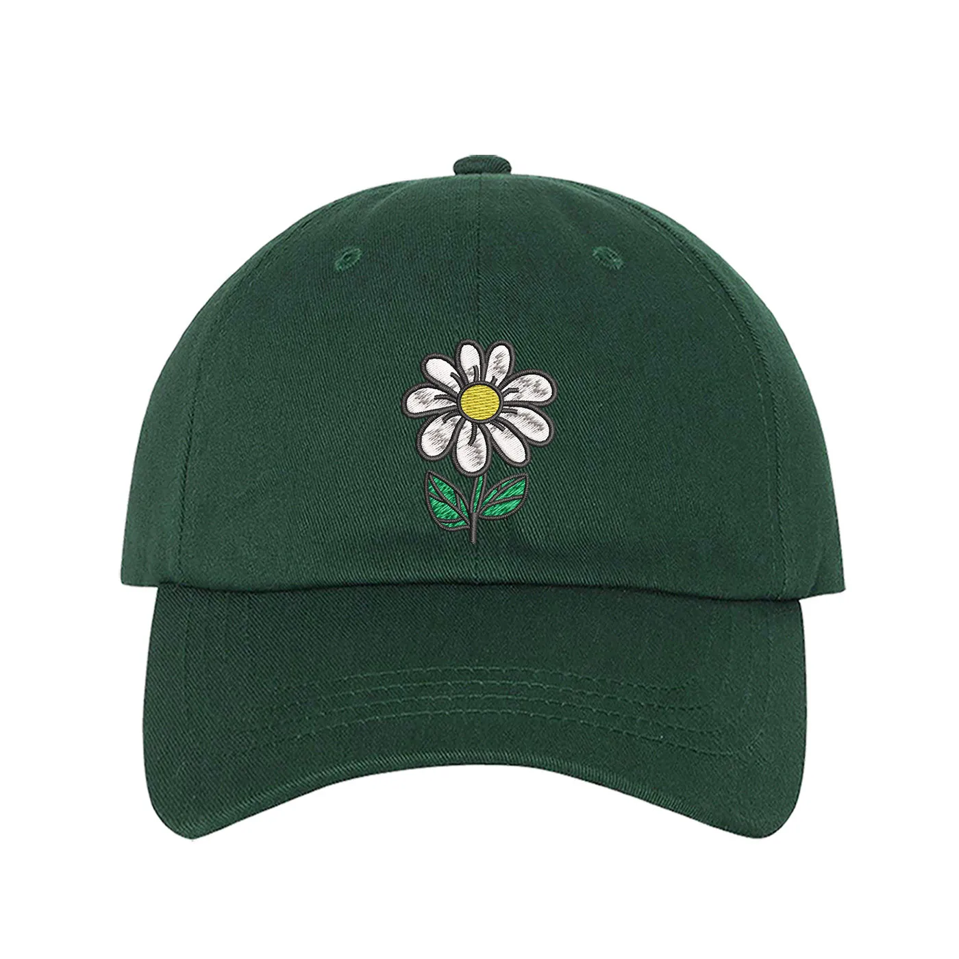 Daisy Flower Baseball Hat - Spring Flower Baseball Cap