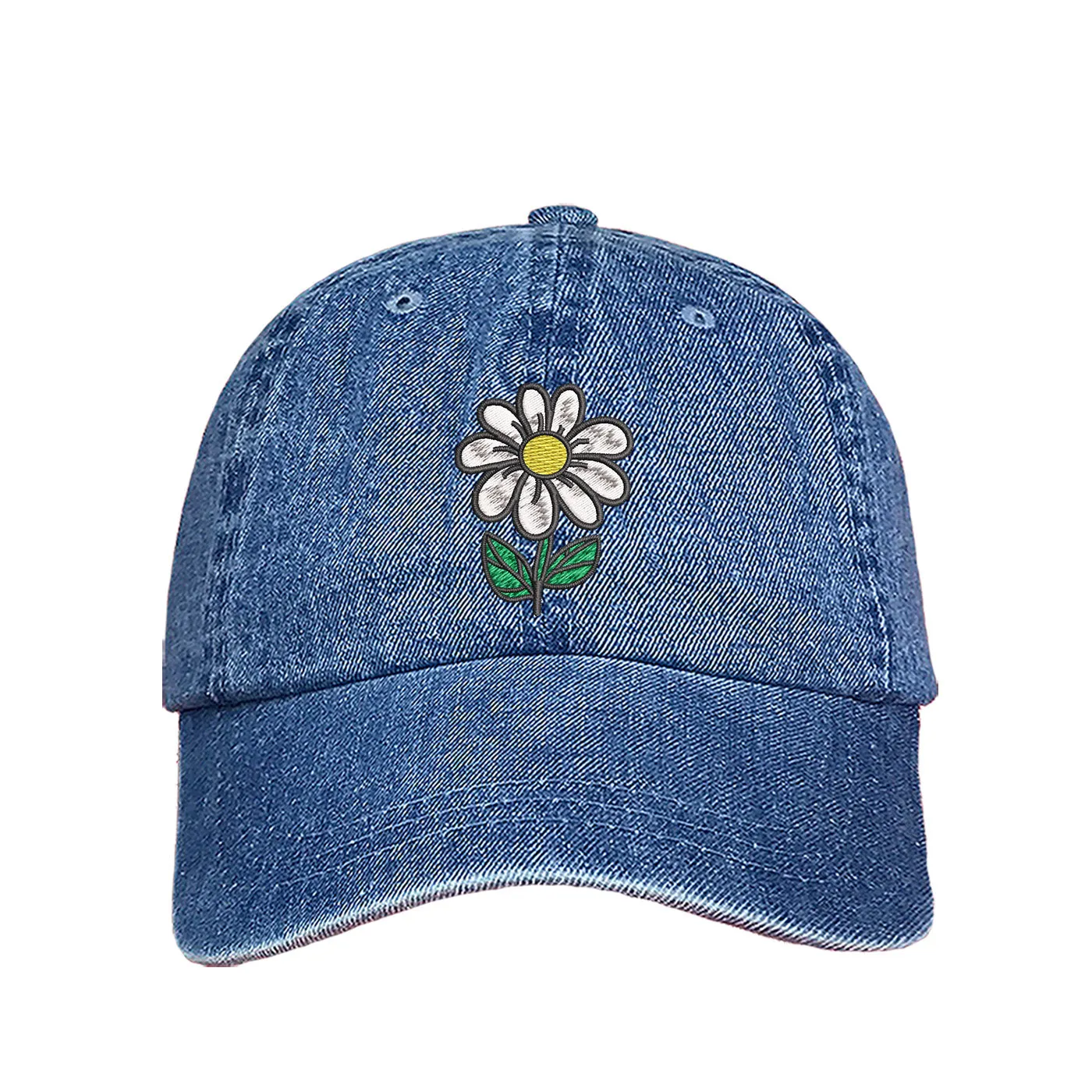 Daisy Flower Baseball Hat - Spring Flower Baseball Cap