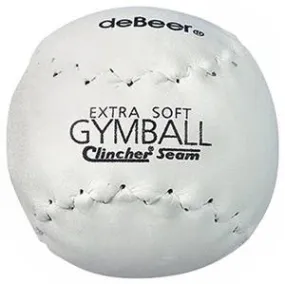 DeBeer White Extra-Soft Gymball Softball