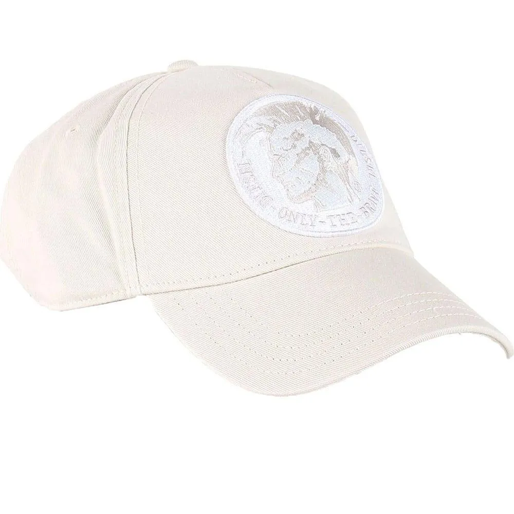 Diesel Cindians Baseball Regular Fit Cap - Cream