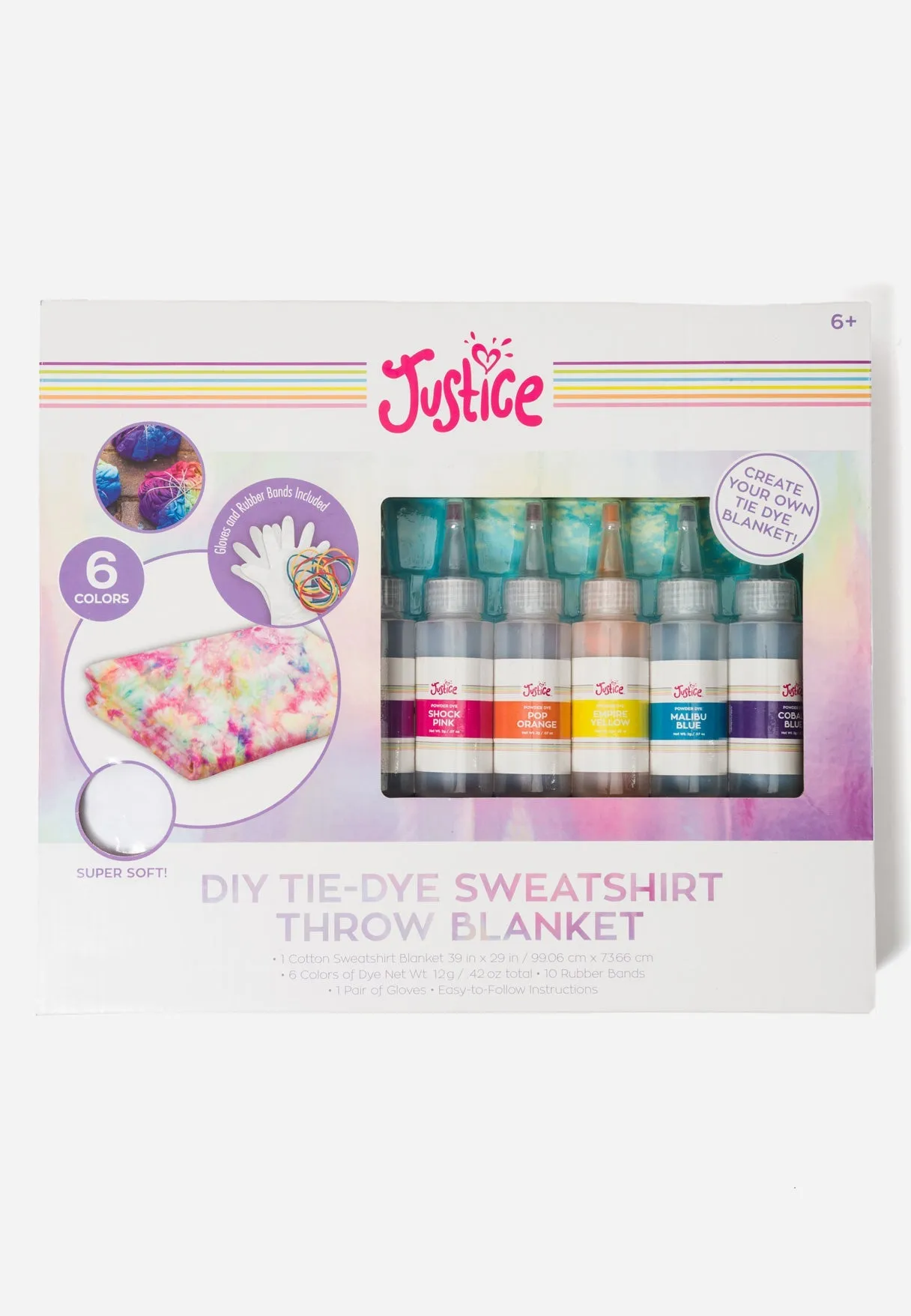 DIY Tie-Dye Blanket Kit