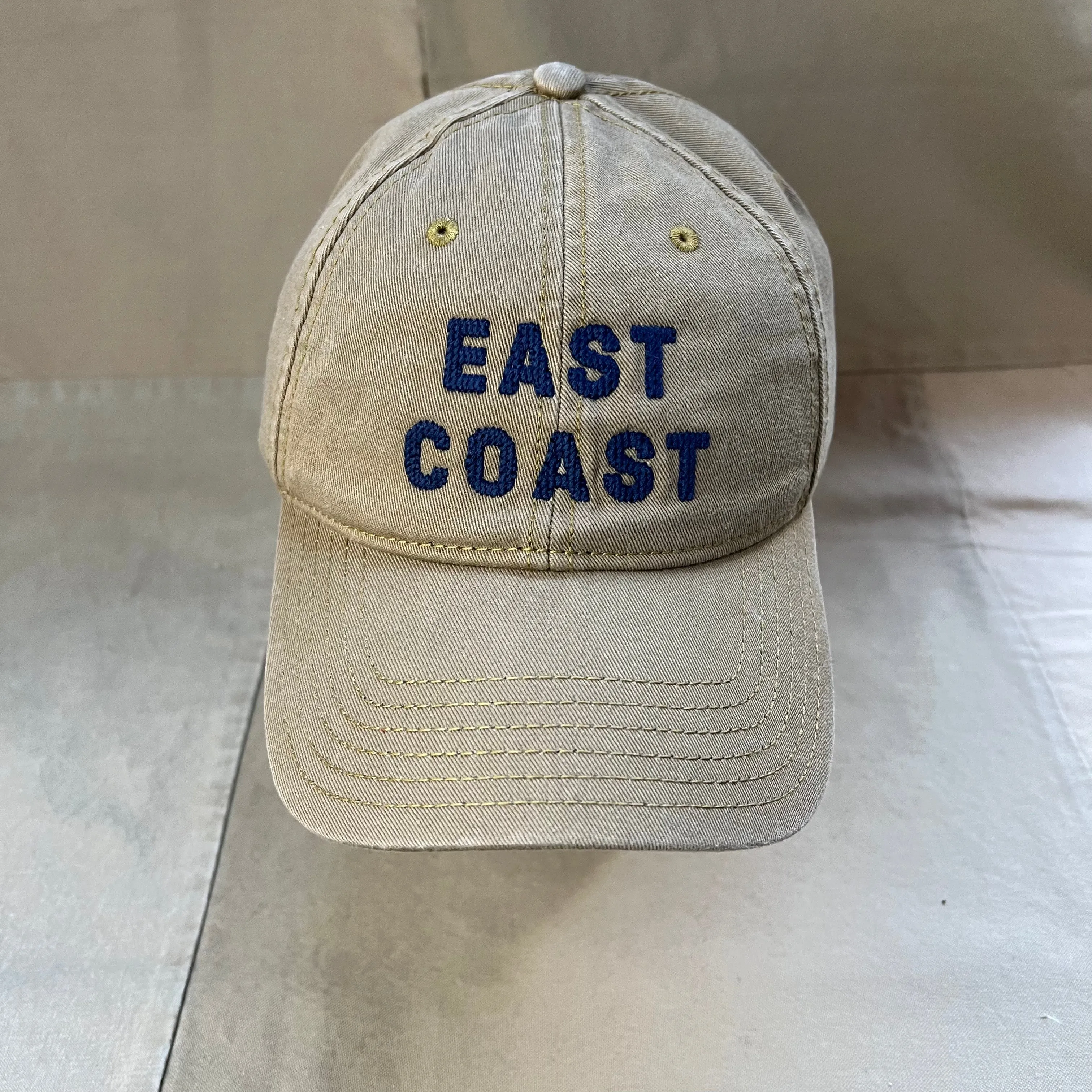 East Coast Needlepoint Cap, Dark Khaki