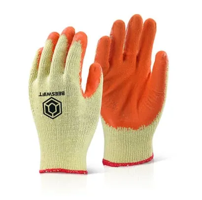 Economy Grip Multi Purpose gripper Work Glove (Pack Of 100) Beeswift Ec8