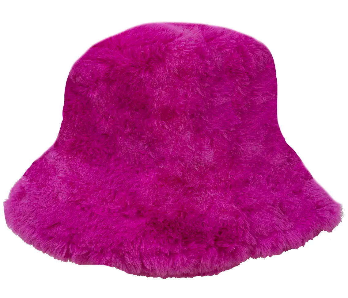 Faux Fur Bucket Hat